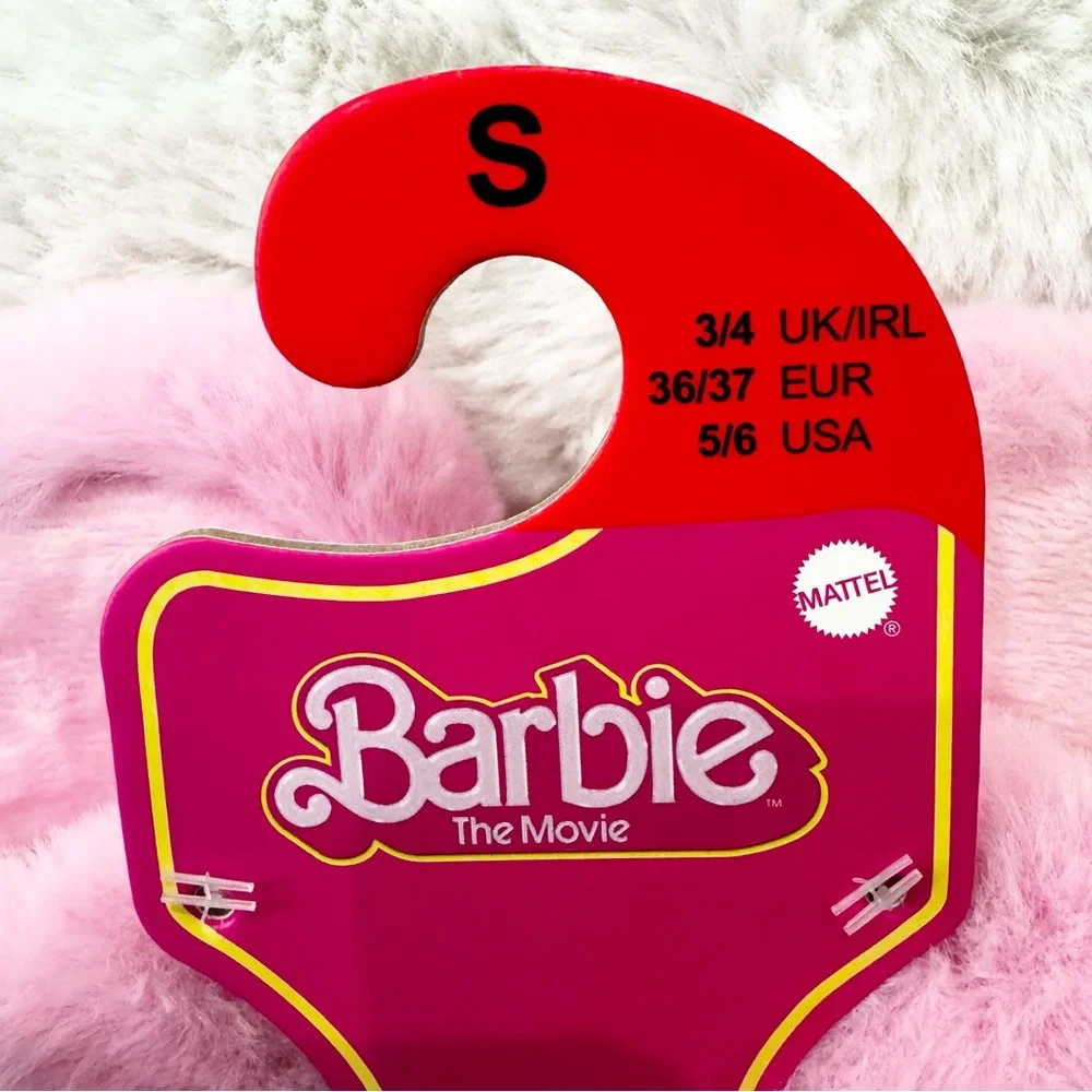 *NEW* Barbie Pink Slippers Size S (5/6) - Picture 9 of 13